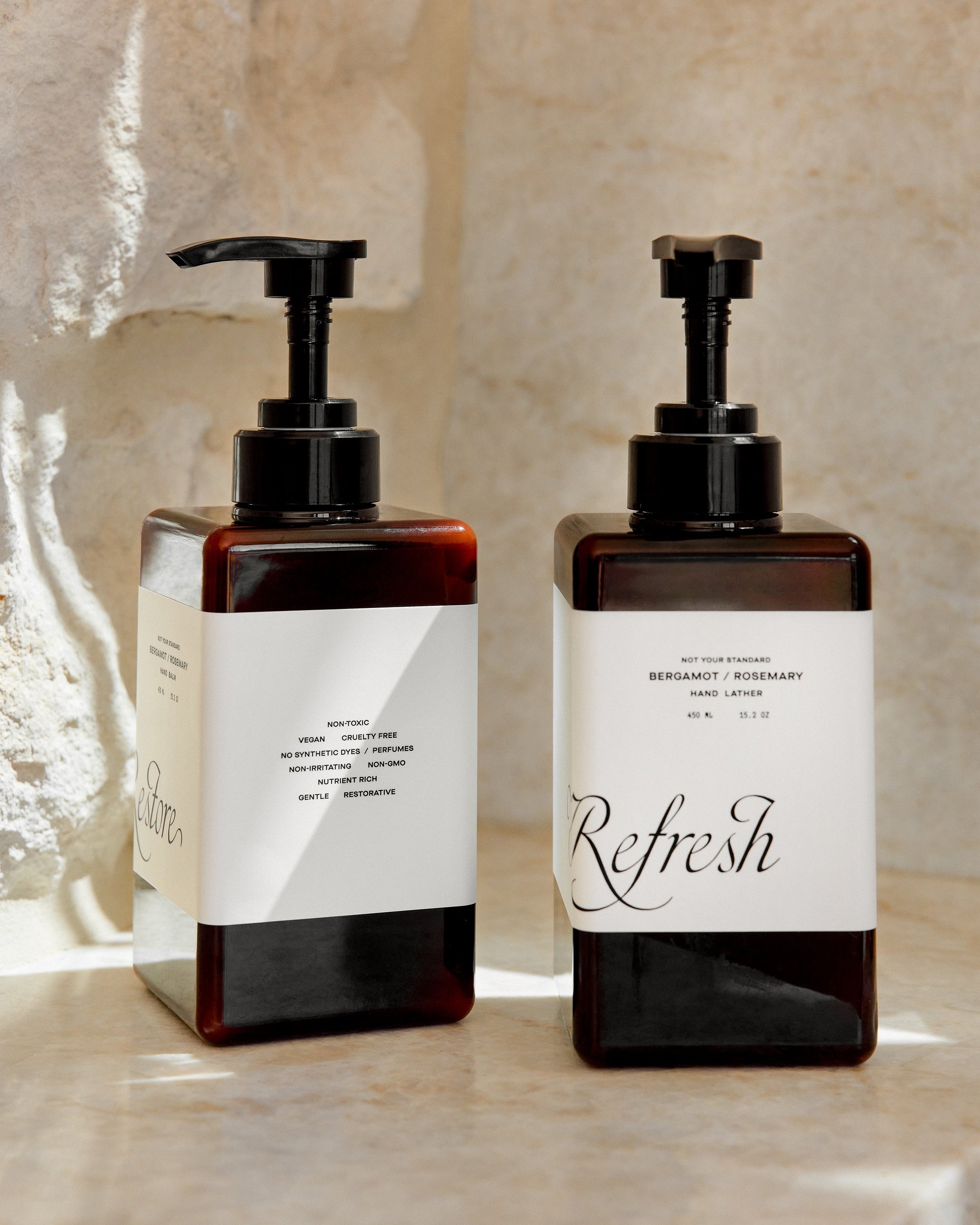 Not Your Standard Refresh Hand Wash formulated to restore and protect dry skin